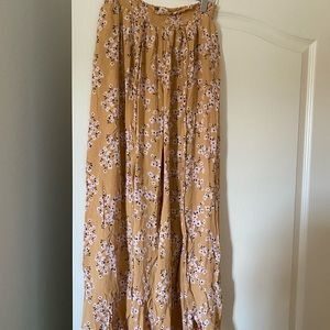 Billabong Floral Tan Pants